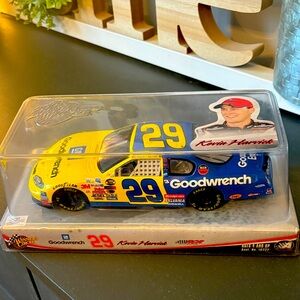 Yellow and Blue Goodwrench Diecast Car